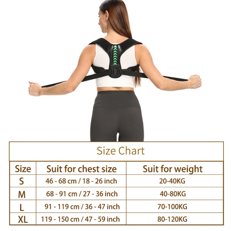 FormFit™ Adjustable Back & Shoulder Posture Corrector