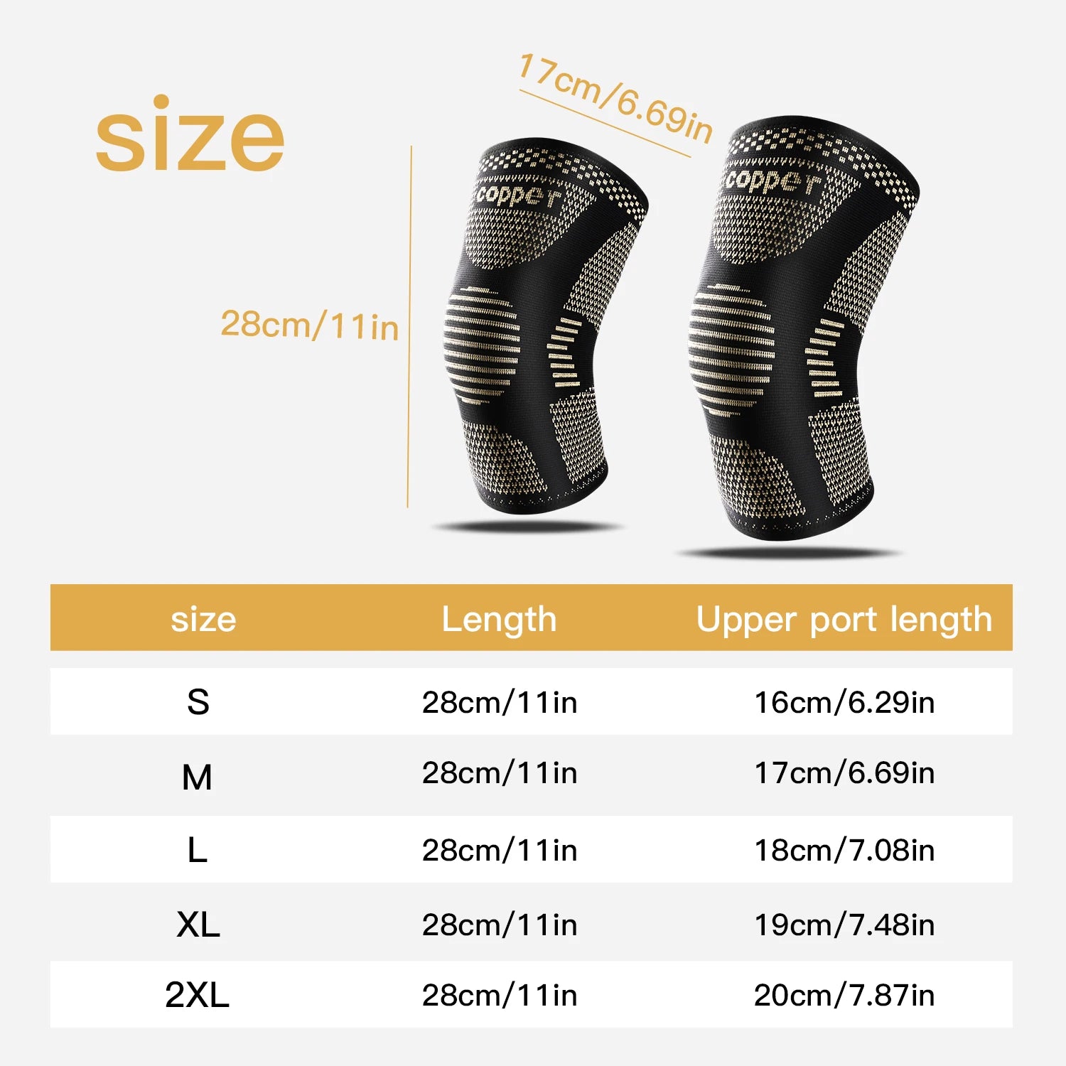 FormFit™x Copperfit Knee Brace