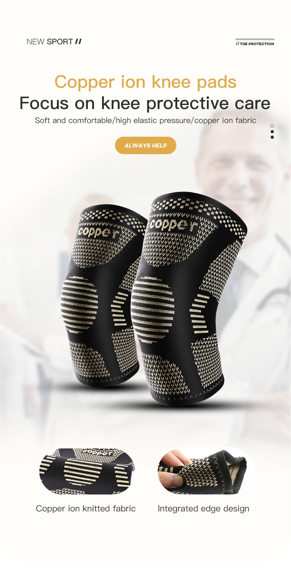 FormFit™x Copperfit Knee Brace