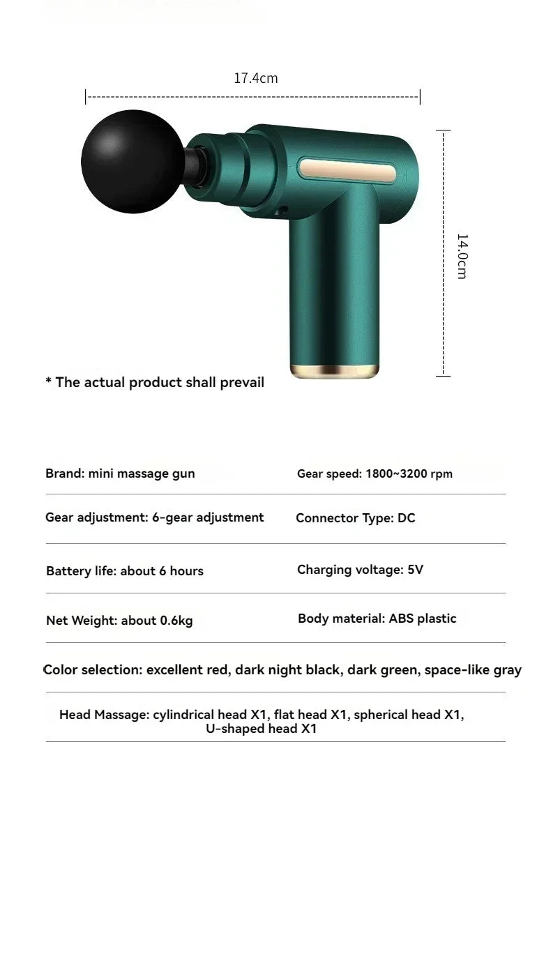 FormFit™ USB Massage Gun