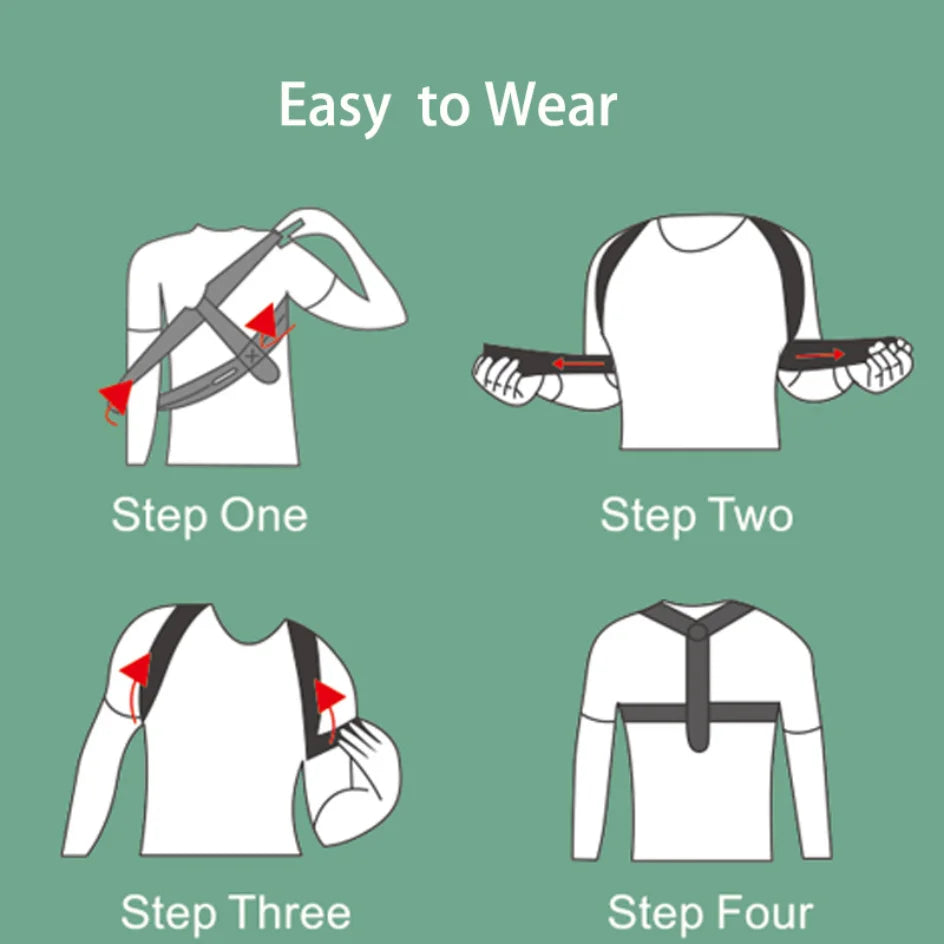 FormFit™ Adjustable Back & Shoulder Posture Corrector