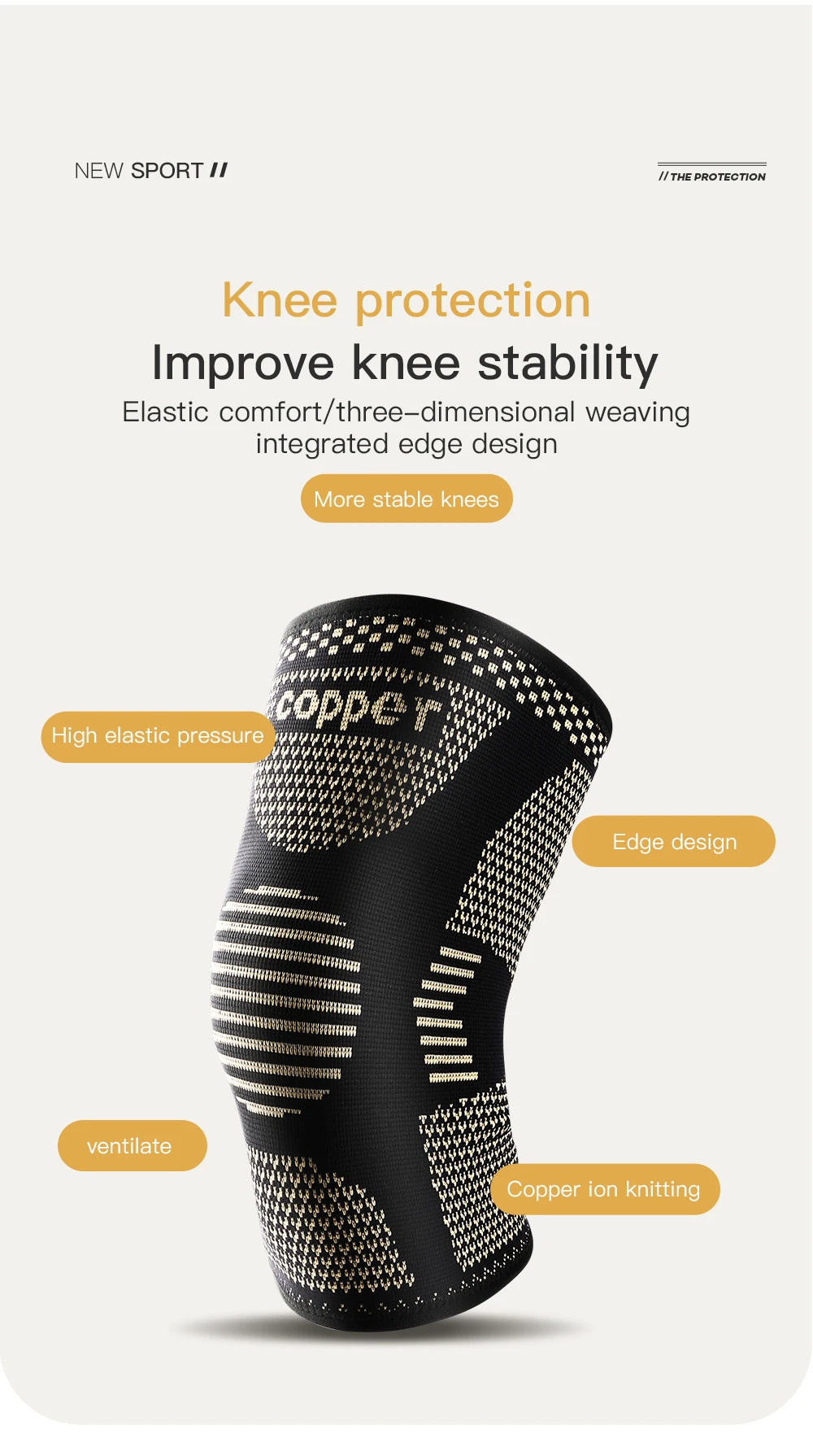FormFit™x Copperfit Knee Brace