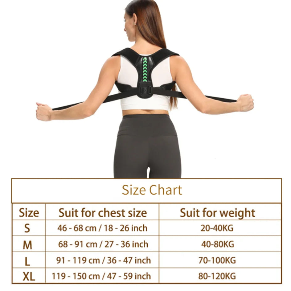 FormFit™ Adjustable Back & Shoulder Posture Corrector